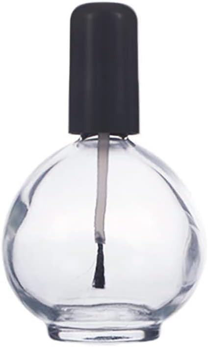 Empty Glass Nail Polish Bottles with Brush