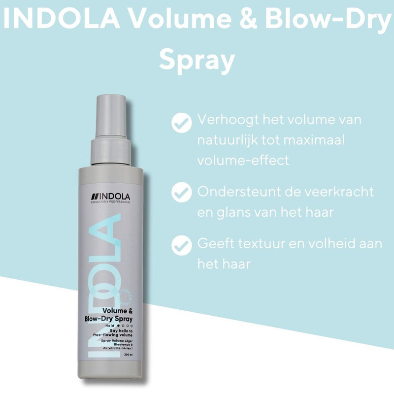 Indola Volume & Blow Dry Spray 200ml