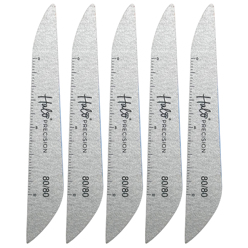 Halo Elite Precision Zebra Files 80/80 - 5 pack