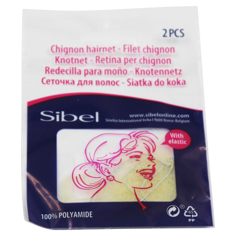 Bun Hair Net Blonde 2 Pack
