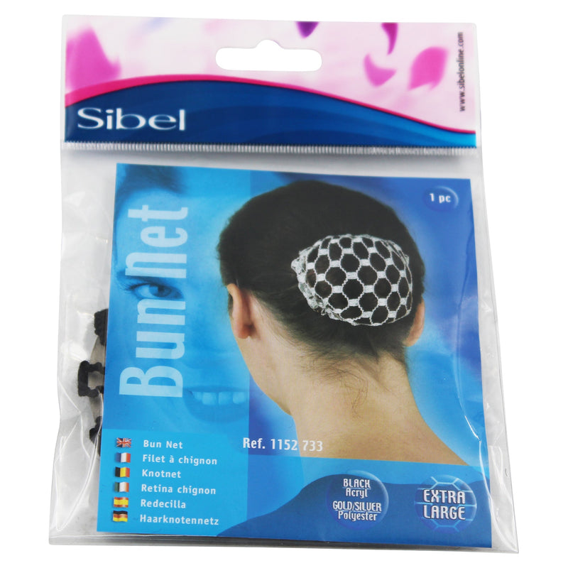 Bun Hair Net Black