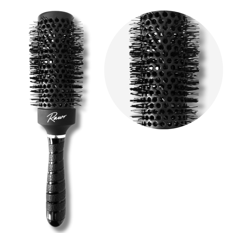 Rawr Ceramic Round Brush 43mm Black