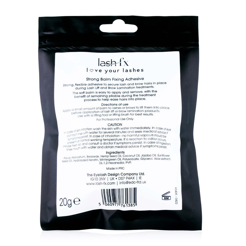 Lash FX Adhesive Balm for Lash Lift & Brow Lamination - Strong 20g