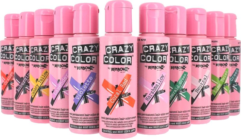 Crazy Color Semi-Permanent Cream Color 100ml