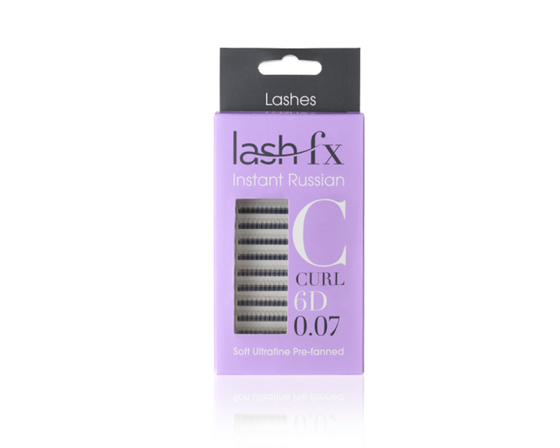 Lash FX Instant Russian Lashes 6D - C Curl 9mm