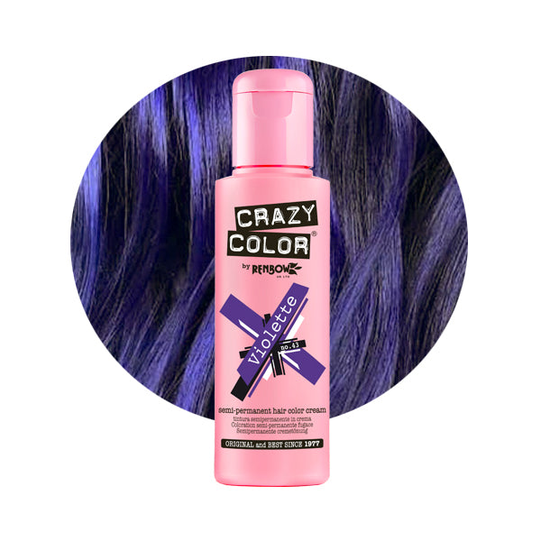 Crazy Color Semi-Permanent Cream Color 100ml